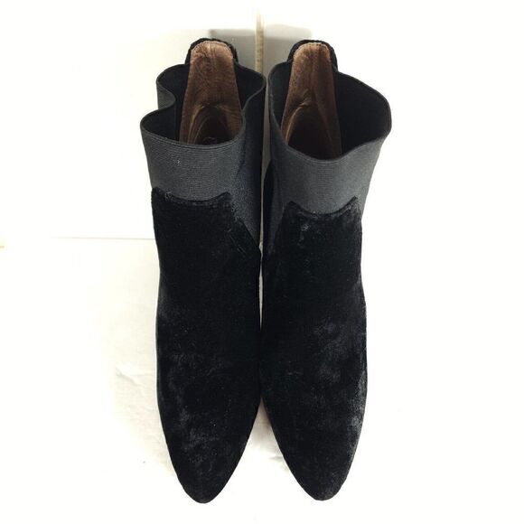 Donald J Pliner Women’s Hyde US 9.5M Black Velvet Brocade Ankle Boots Booties - Picture 3 of 14